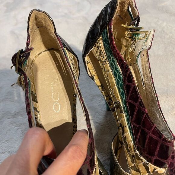 Aldo snake print heel sandals - Picture 7 of 7